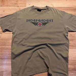 Vintage Independent Skateboard Trucks Shirt Brown Black